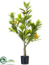 Silk Plants Direct Lemon Tree - Green - Pack of 4