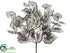 Silk Plants Direct Begonia Leaf Bush - Purple Green - Pack of 12