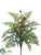 Leather Fern Bush - Green - Pack of 8