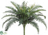 Silk Plants Direct Sword Fern Bush - Green - Pack of 6