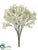 Flower Bush - White - Pack of 12