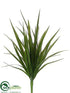 Silk Plants Direct River Grass Bush - Green - Pack of 12
