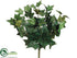 Silk Plants Direct Ivy Bush - Green - Pack of 12