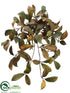 Silk Plants Direct Laurel Hanging Bush - Olive Green - Pack of 6