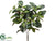 Magnolia Leaf Hanging Bush - Green - Pack of 12