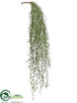Silk Plants Direct Moss Hanging Bush - Green - Pack of 6