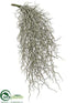 Silk Plants Direct Moss Hanging Bush - Green Gray - Pack of 12