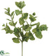 Silk Plants Direct Peppermint Leaf Bush - Green - Pack of 12