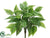 Silk Plants Direct Zebra Bush - Green Cream - Pack of 12