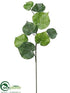 Silk Plants Direct Begonia Leaf Spray - Green - Pack of 4