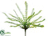 Silk Plants Direct Button Fern Spray - Green - Pack of 12