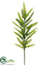 Silk Plants Direct Fern Spray - Green Light - Pack of 12