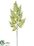 Silk Plants Direct Forest Fern Spray - Green - Pack of 12