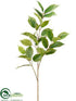 Silk Plants Direct Cherry Leaf Spray - Green - Pack of 12