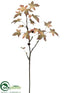 Silk Plants Direct Maple Leaf Spray - Rust Olive Green - Pack of 6