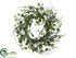Silk Plants Direct Cottonwood Twig Wreath - Green - Pack of 2