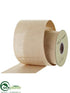 Silk Plants Direct Cotton Jute Ribbon - Cream - Pack of 6