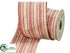 Silk Plants Direct Ribbon - Burgundy Beige - Pack of 6