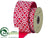 Ribbon - Red White - Pack of 4