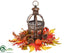 Silk Plants Direct Pumpkin, Berry, Maple Leaf Lantern - Fall - Pack of 1