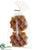 Sugar Waffle Cookies - Brown - Pack of 12