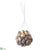 Marble-Look Acorn - Beige - Pack of 6