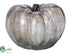 Silk Plants Direct Pumpkin - Silver Antique - Pack of 1