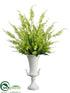 Silk Plants Direct Astilbe Plant - Green Cream - Pack of 1