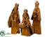 Silk Plants Direct Metal Wiseman - Rust - Pack of 1