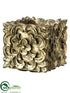 Silk Plants Direct Terra Cotta Container - Gold Antique - Pack of 6