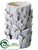 Faux Bark Container - Brown Snow - Pack of 6
