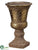 Terra Cotta Urn - Gold Antique - Pack of 12