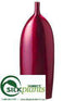 Silk Plants Direct Metallic Ceramic Bottle - Red - Pack of 2