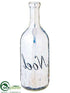 Silk Plants Direct Noel Bottle - Silver - Pack of 6