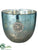 Glass Vase - Aqua Silver - Pack of 1