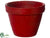 Terra Cotta Pot - Red - Pack of 6