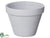 Terra Cotta Pot - White - Pack of 6