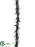 Silk Plants Direct Feather Garland - Peacock Glittered - Pack of 12