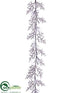 Silk Plants Direct Snowflake, Twig Garland - Clear - Pack of 4