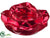 Glass Floating Rose Candle Holder - Red - Pack of 9