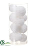 Silk Plants Direct Snowball - White - Pack of 12