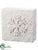 Snowflake Wall Tile - White - Pack of 4