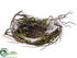 Silk Plants Direct Bird nest - Brown Snow - Pack of 6