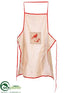 Silk Plants Direct Cardinal Apron - Red Beige - Pack of 12