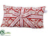 Silk Plants Direct Merry Christmas Pillow - Red White - Pack of 3