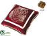 Silk Plants Direct Tiger Pillow - Brown Red - Pack of 3