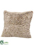 Silk Plants Direct Fur Pillow - Topez - Pack of 6