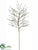 Coral Branch - Silver Green - Pack of 12