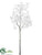 Snowed Branch - White - Pack of 12