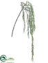 Silk Plants Direct Willow Hanging Spray - Green Snow - Pack of 24